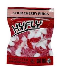 hyfly gummies sour cherry rings